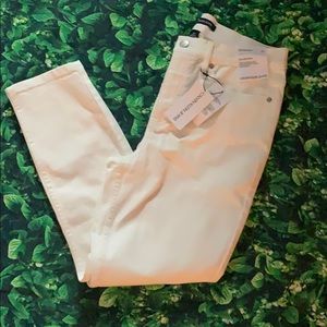 White High Rise Calvin Klein Skinny Jeans NWT